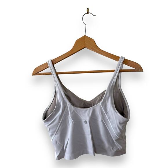 Lululemon Align Tank Top Cropped White W1CW8S 10 Women's - Picture 7 of 7